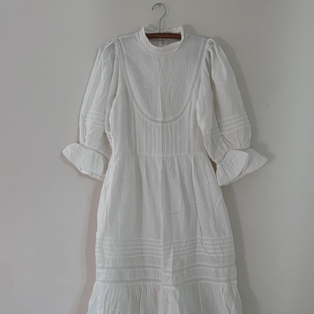 Meadows Amaryllis Dress in White, US2/UK6